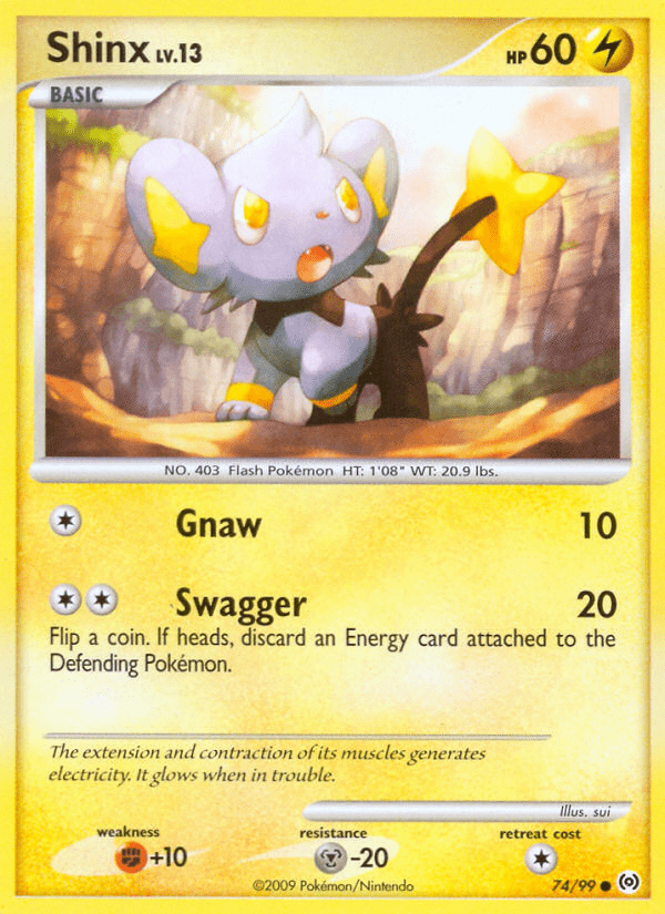 Shinx (74/99) [Platinum: Arceus] Pokemon Single Pokémon  | Multizone: Comics And Games
