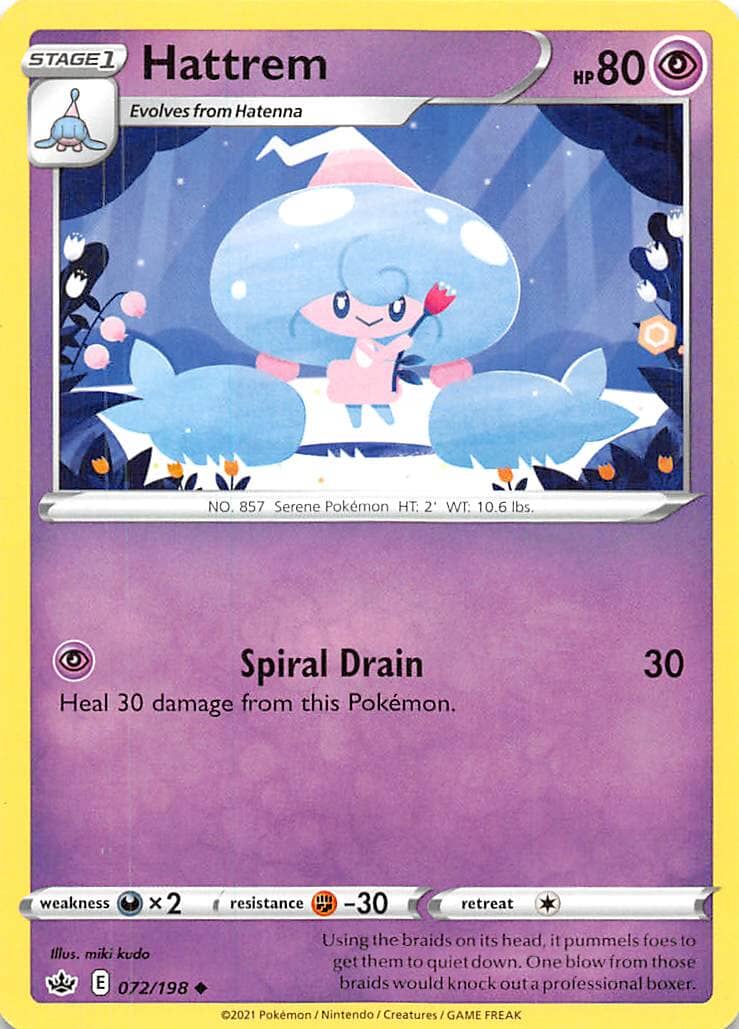 Hattrem (072/198) [Sword & Shield: Chilling Reign] Pokemon Single Pokémon  | Multizone: Comics And Games