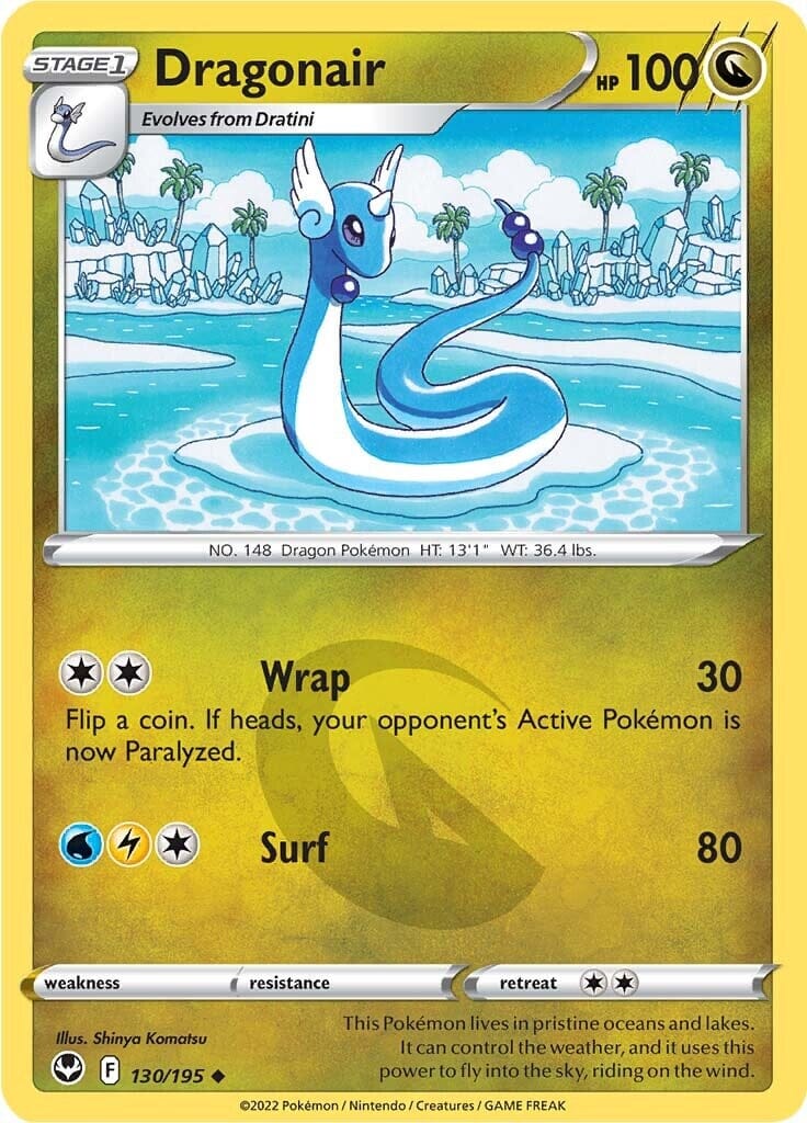 Dragonair (130/195) [Sword & Shield: Silver Tempest] Pokemon Single Pokémon  | Multizone: Comics And Games