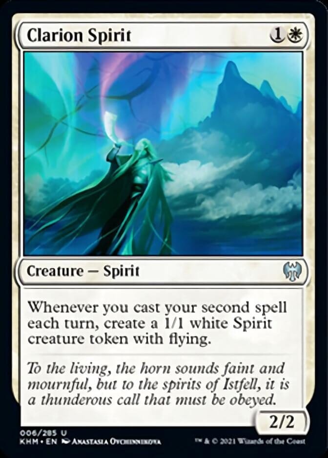 Clarion Spirit [Kaldheim] MTG Single Magic: The Gathering  | Multizone: Comics And Games
