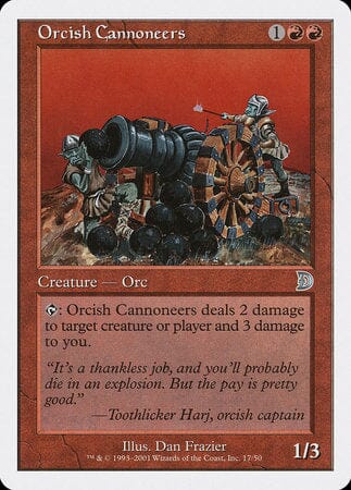 Orcish Cannoneers [Deckmasters] MTG Single Magic: The Gathering  | Multizone: Comics And Games