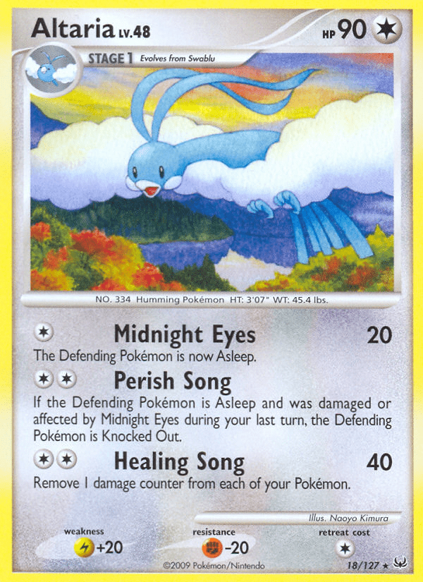 Altaria (18/127) [Platinum: Base Set] Pokemon Single Pokémon  | Multizone: Comics And Games