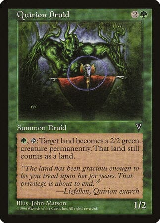 Quirion Druid [Visions] MTG Single Magic: The Gathering  | Multizone: Comics And Games