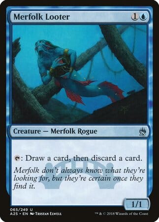 Merfolk Looter [Masters 25] MTG Single Magic: The Gathering  | Multizone: Comics And Games