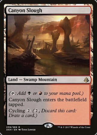 Canyon Slough [Amonkhet] MTG Single Magic: The Gathering  | Multizone: Comics And Games