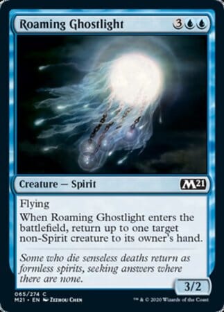 Roaming Ghostlight [Core Set 2021] MTG Single Magic: The Gathering  | Multizone: Comics And Games