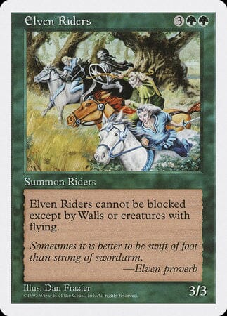 Elven Riders [Fifth Edition] MTG Single Magic: The Gathering  | Multizone: Comics And Games