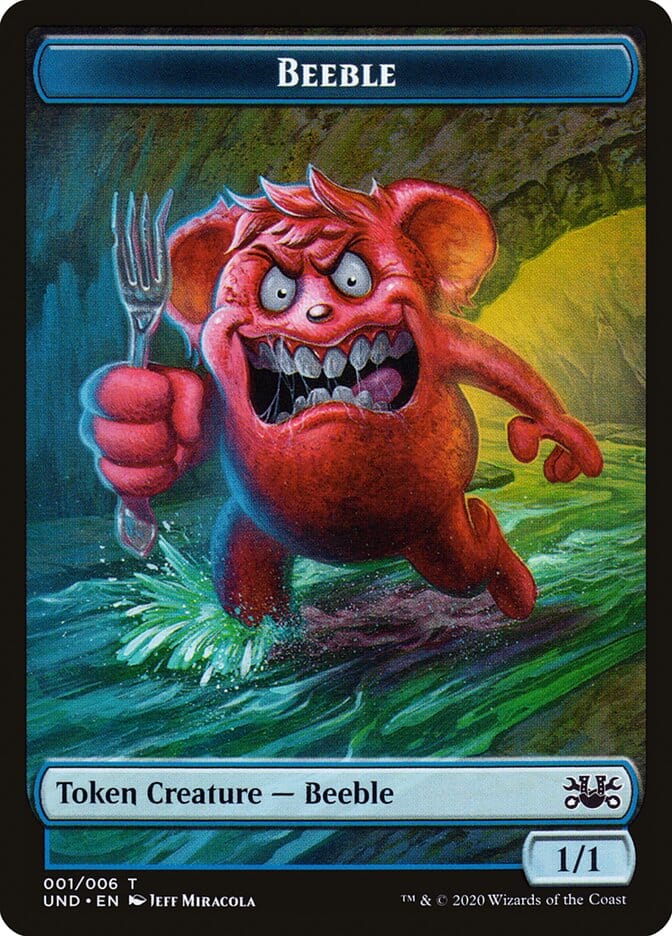Beeble // Dragon Double-sided Token [Unsanctioned Tokens] MTG Single Magic: The Gathering  | Multizone: Comics And Games