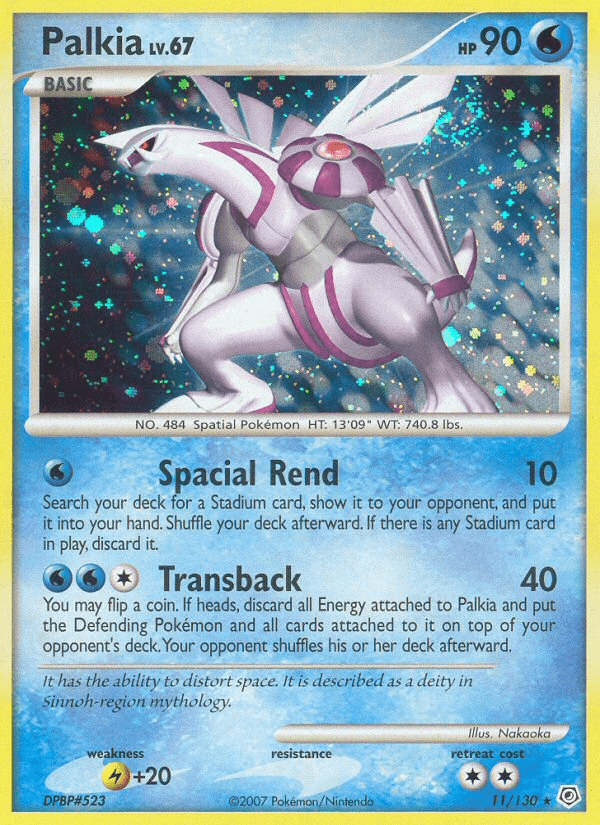 Palkia (11/130) [Diamond & Pearl: Base Set] Pokemon Single Pokémon  | Multizone: Comics And Games