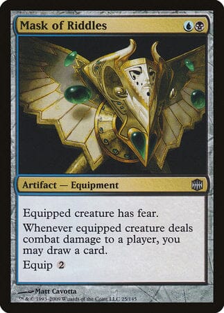 Mask of Riddles [Alara Reborn] MTG Single Magic: The Gathering  | Multizone: Comics And Games