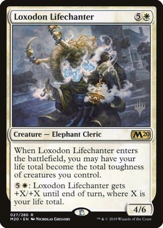 Loxodon Lifechanter [Core Set 2020 Promos] MTG Single Magic: The Gathering  | Multizone: Comics And Games