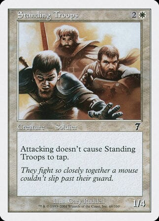 Standing Troops [Seventh Edition] MTG Single Magic: The Gathering  | Multizone: Comics And Games
