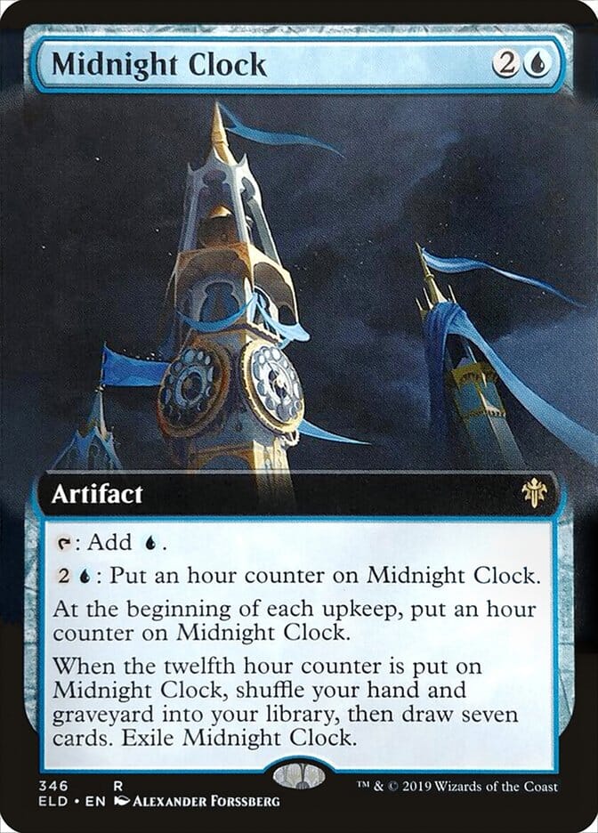 Midnight Clock (Extended Art) [Throne of Eldraine] MTG Single Magic: The Gathering  | Multizone: Comics And Games