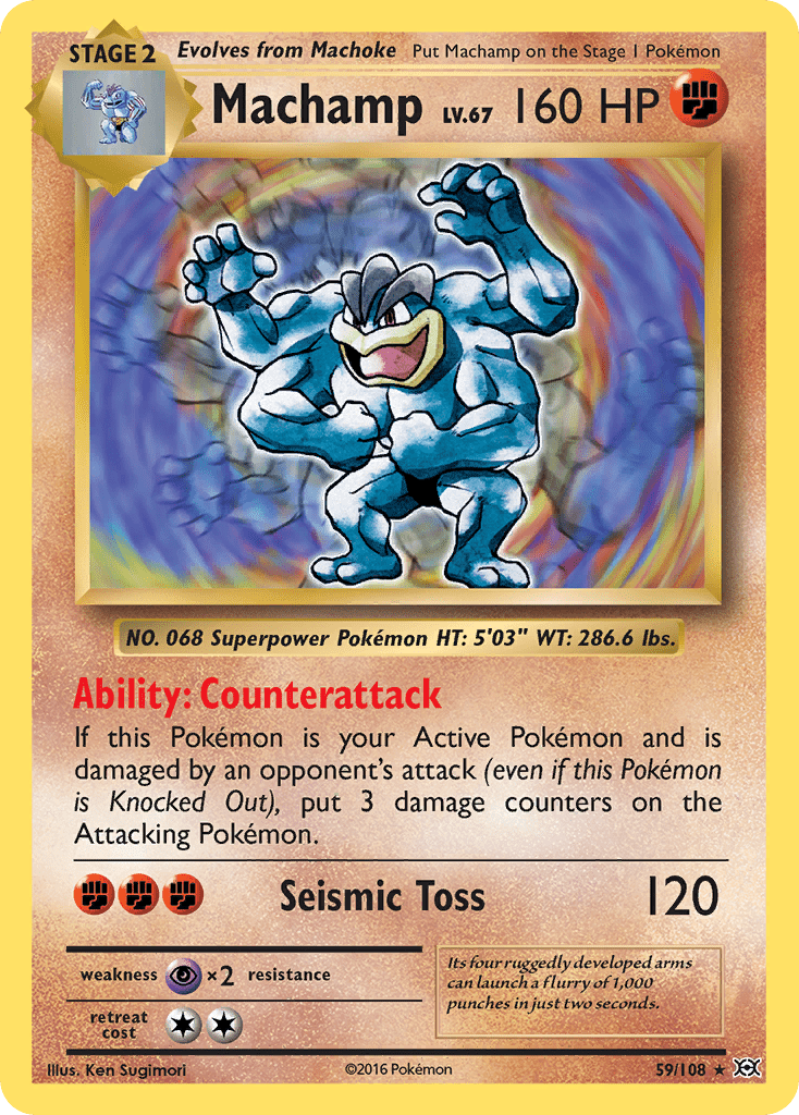 Machamp (59/108) [XY: Evolutions] Pokemon Single Pokémon  | Multizone: Comics And Games