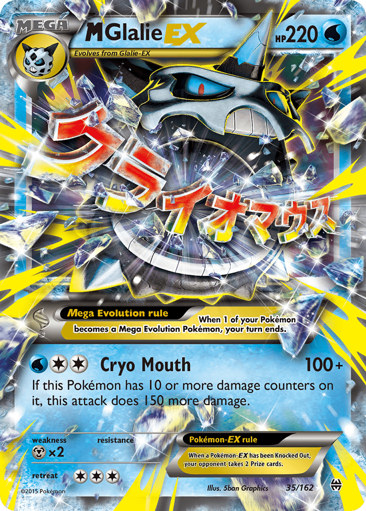 M Glalie EX (35/162) [XY: BREAKthrough] Pokemon Single Pokémon  | Multizone: Comics And Games