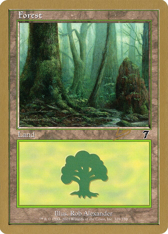 Forest (rl329) (Raphael Levy) [World Championship Decks 2002] MTG Single Magic: The Gathering  | Multizone: Comics And Games