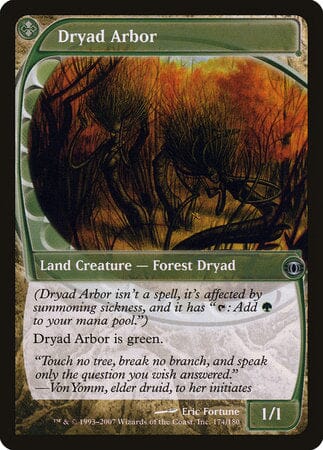 Dryad Arbor [Future Sight] MTG Single Magic: The Gathering  | Multizone: Comics And Games