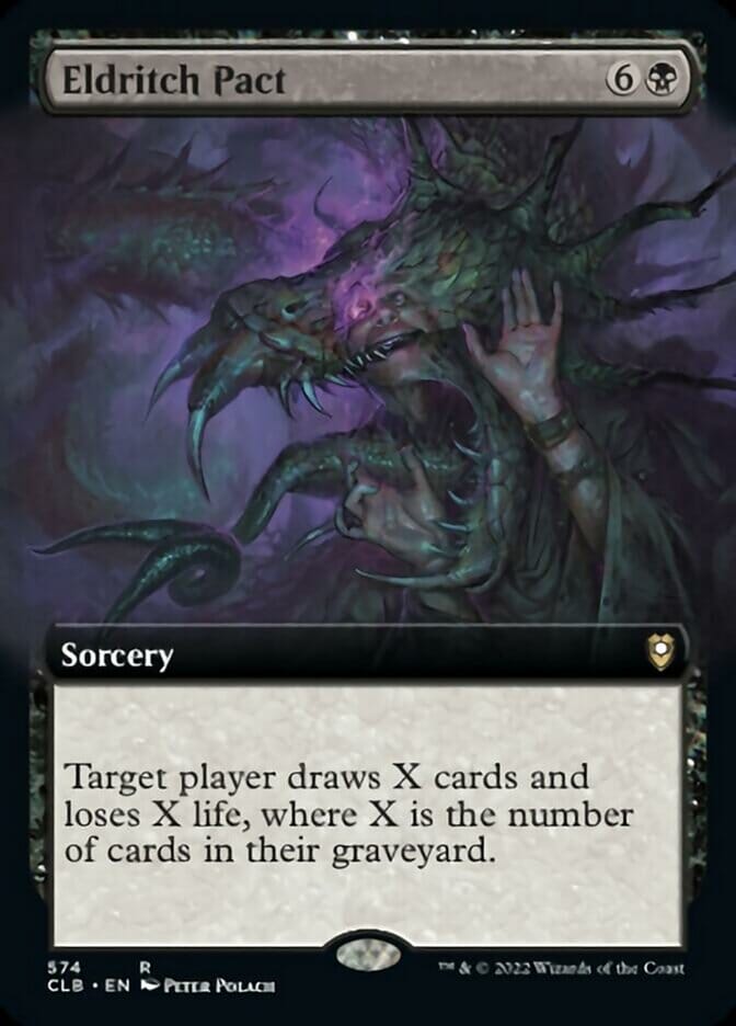 Eldritch Pact (Extended Art) [Commander Legends: Battle for Baldur's Gate] MTG Single Magic: The Gathering  | Multizone: Comics And Games