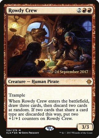 Rowdy Crew [Ixalan Promos] MTG Single Magic: The Gathering  | Multizone: Comics And Games