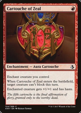 Cartouche of Zeal [Amonkhet] MTG Single Magic: The Gathering  | Multizone: Comics And Games