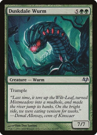 Duskdale Wurm [Eventide] MTG Single Magic: The Gathering  | Multizone: Comics And Games