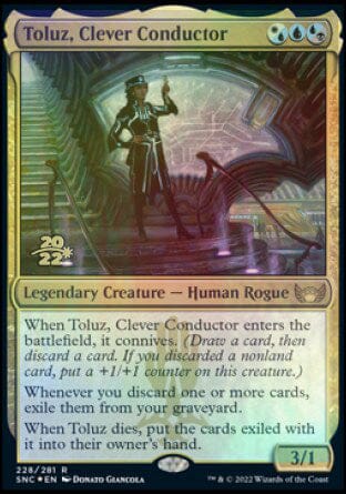 Toluz, Clever Conductor [Streets of New Capenna Prerelease Promos] MTG Single Magic: The Gathering  | Multizone: Comics And Games