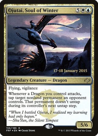 Ojutai, Soul of Winter [Fate Reforged Promos] MTG Single Magic: The Gathering  | Multizone: Comics And Games