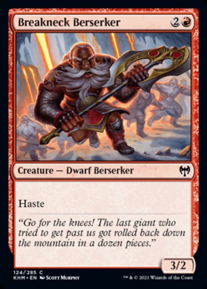 Breakneck Berserker [Kaldheim] MTG Single Magic: The Gathering  | Multizone: Comics And Games