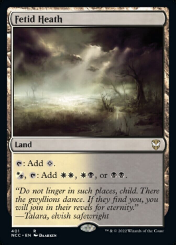 Fetid Heath [Streets of New Capenna Commander] MTG Single Magic: The Gathering  | Multizone: Comics And Games