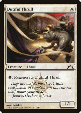 Dutiful Thrull [Gatecrash] MTG Single Magic: The Gathering  | Multizone: Comics And Games