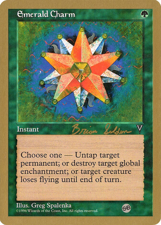 Emerald Charm (Brian Selden) (SB) [World Championship Decks 1998] MTG Single Magic: The Gathering  | Multizone: Comics And Games