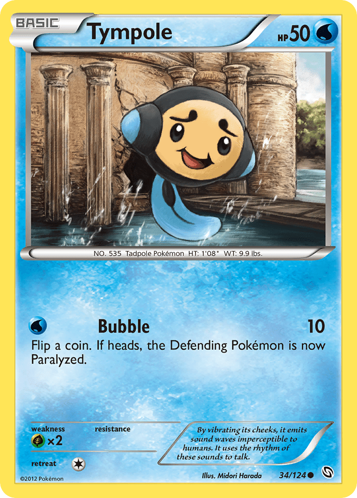 Tympole (34/124) [Black & White: Dragons Exalted] Pokemon Single Pokémon  | Multizone: Comics And Games