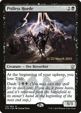 Pitiless Horde [Dragons of Tarkir Promos] MTG Single Magic: The Gathering  | Multizone: Comics And Games