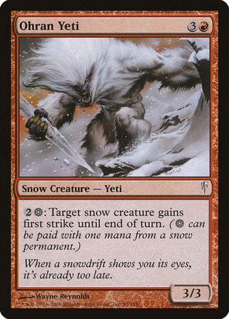 Ohran Yeti [Coldsnap] MTG Single Magic: The Gathering  | Multizone: Comics And Games