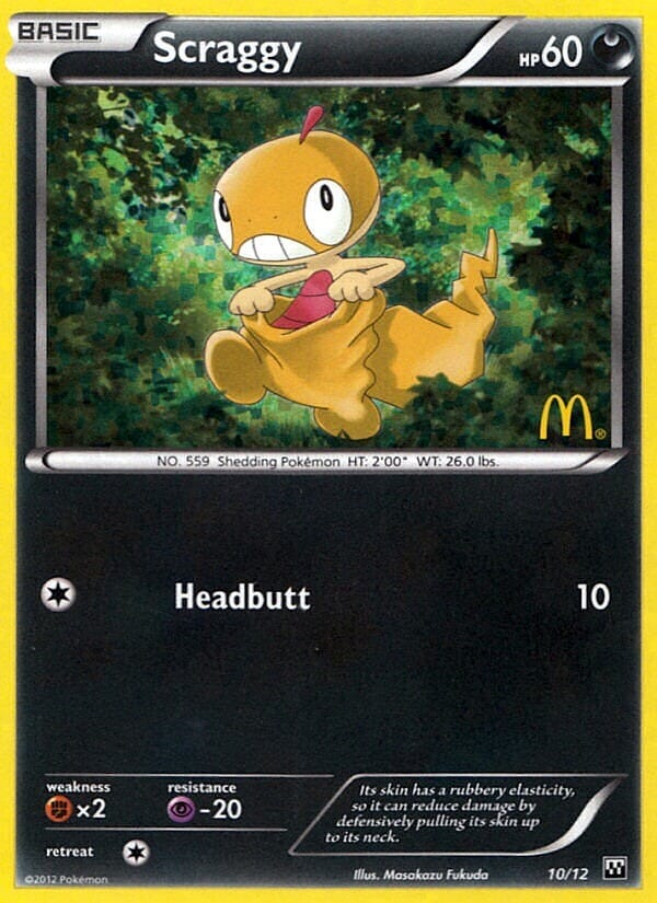 Scraggy (10/12) [McDonald's Promos: 2012 Collection] Pokemon Single Pokémon  | Multizone: Comics And Games