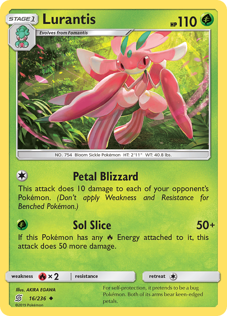 Lurantis (16/236) [Sun & Moon: Unified Minds] Pokemon Single Pokémon  | Multizone: Comics And Games
