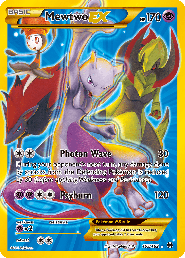 Mewtwo EX (163/162) [XY: BREAKthrough] Pokemon Single Pokémon  | Multizone: Comics And Games