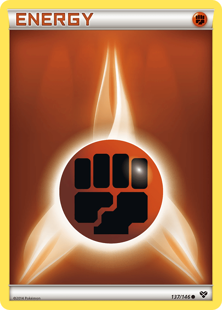 Fighting Energy (137/146) [XY: Base Set] Pokemon Single Pokémon  | Multizone: Comics And Games