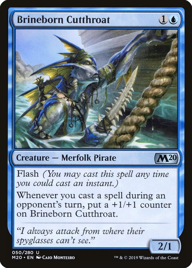 Brineborn Cutthroat [Core Set 2020] MTG Single Magic: The Gathering  | Multizone: Comics And Games