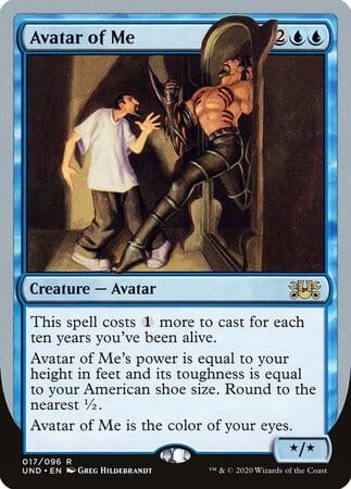 Avatar of Me [Unsanctioned] MTG Single Magic: The Gathering  | Multizone: Comics And Games