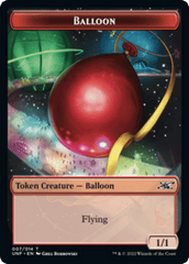 Clown Robot (002) // Balloon Double-sided Token [Unfinity Tokens] MTG Single Magic: The Gathering  | Multizone: Comics And Games