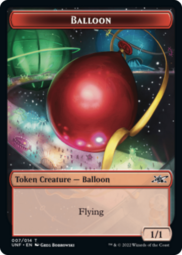 Squirrel // Balloon Double-sided Token [Unfinity Tokens] MTG Single Magic: The Gathering  | Multizone: Comics And Games
