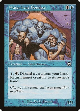 Waterfront Bouncer [Mercadian Masques] MTG Single Magic: The Gathering  | Multizone: Comics And Games