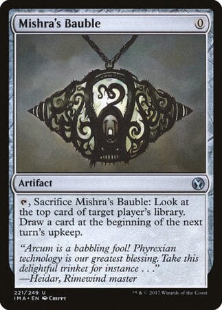 Mishra's Bauble [Iconic Masters] MTG Single Magic: The Gathering  | Multizone: Comics And Games