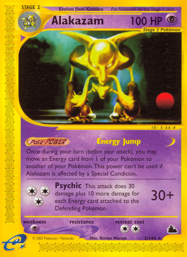 Alakazam (2/144) [Skyridge] Pokemon Single Pokémon  | Multizone: Comics And Games