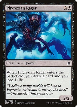 Phyrexian Rager [Commander Anthology] MTG Single Magic: The Gathering  | Multizone: Comics And Games