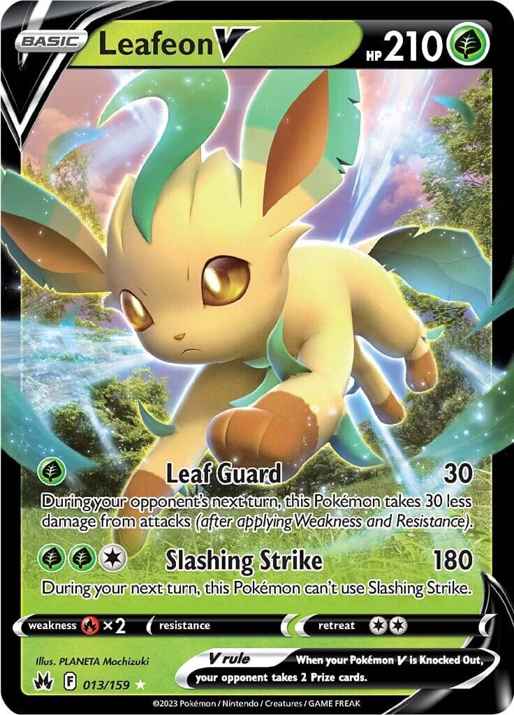 Leafeon V (013/159) [Sword & Shield: Crown Zenith] Pokemon Single Pokémon  | Multizone: Comics And Games