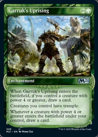 Garruk's Uprising (Showcase) [Core Set 2021] MTG Single Magic: The Gathering  | Multizone: Comics And Games