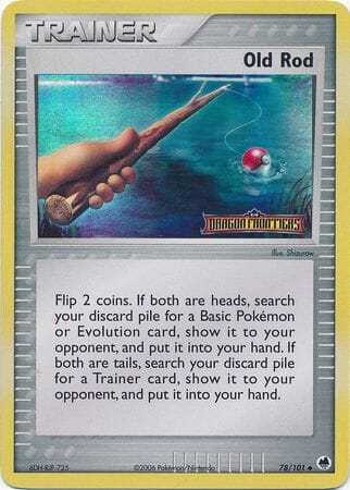 Old Rod (78/101) (Stamped) [EX: Dragon Frontiers] Pokemon Single Pokémon  | Multizone: Comics And Games