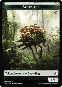 Saproling // Manifest Double-sided Token [Commander 2019 Tokens] MTG Single Magic: The Gathering  | Multizone: Comics And Games